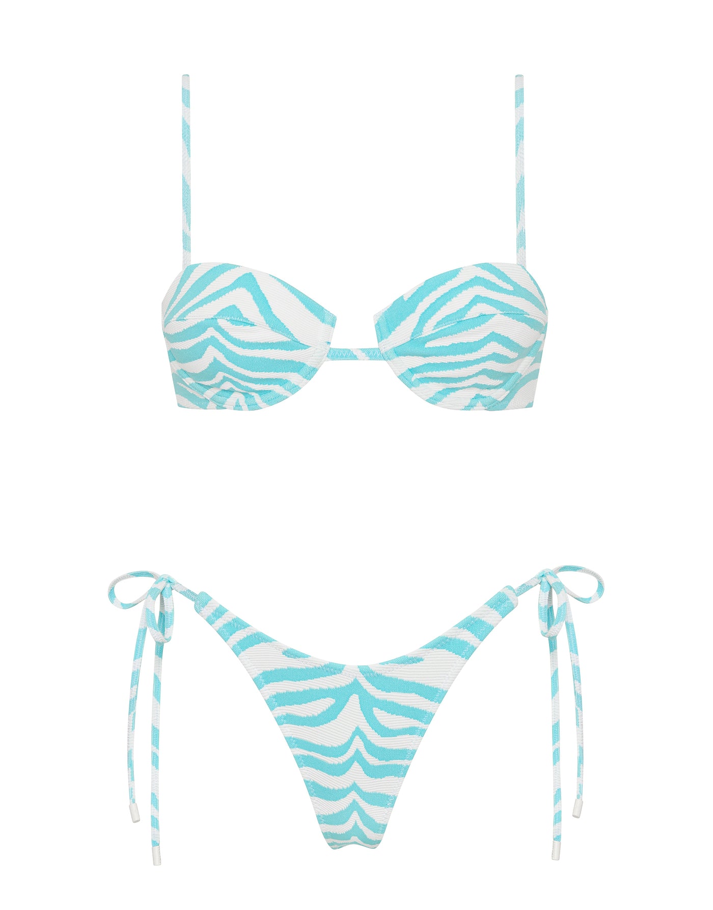 MALA - SKY ZEBRA SPLASH Balconette Bikini