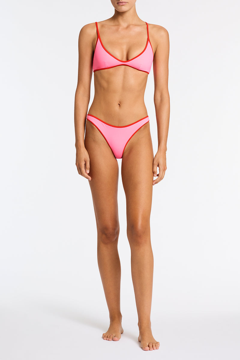 Alternative view of MAIA - DORE Pink Scoop Bikini Set