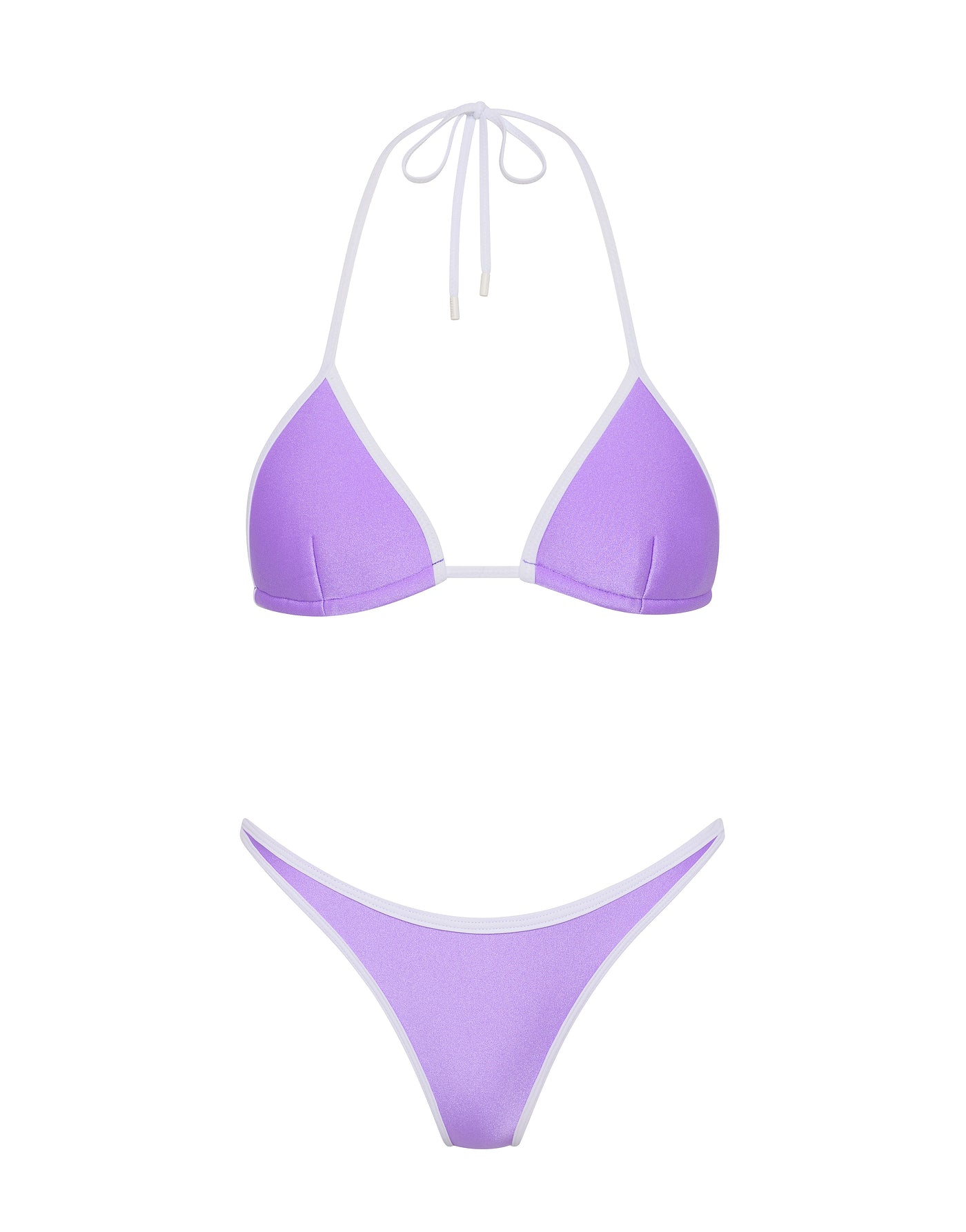 VINCA - GRAPE Neoprene Triangle Bikini Set - Image 6