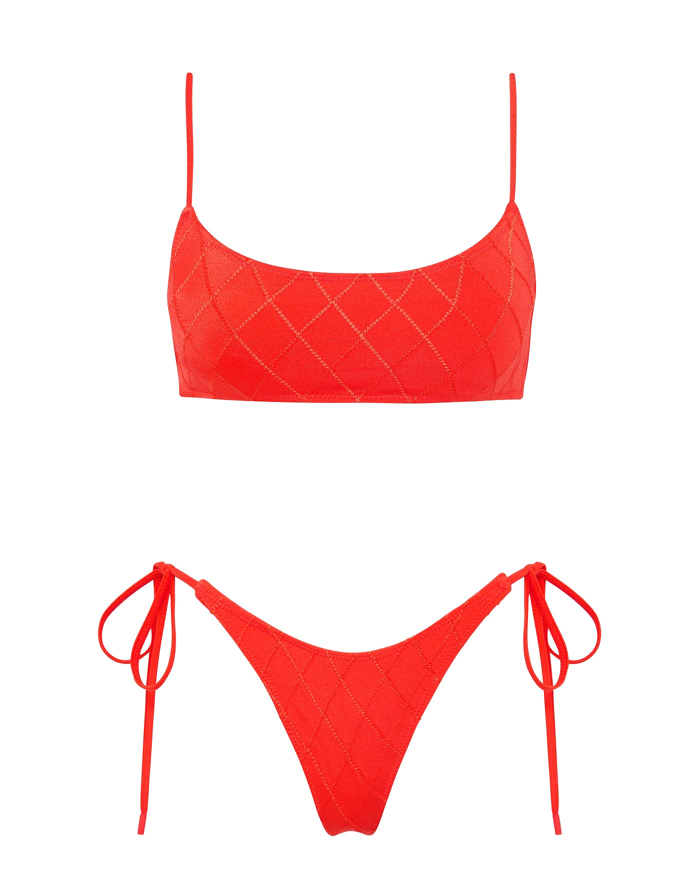 MICA - VISS Red Crop Bikini Set - Image 7